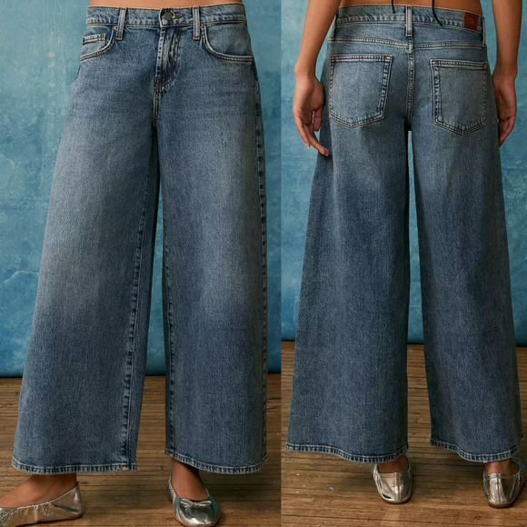 BDG Blue Straight Leg Jeans - Picture 1 of 6